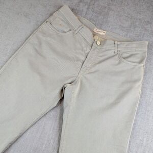 Marco Pescarolo Pants Men IT52 34x28 Khaki Gray Neranom Cotton Blend Chino Italy